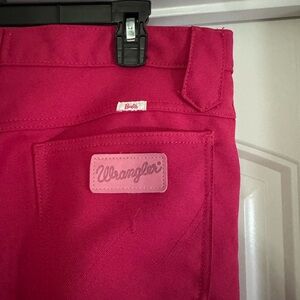 Barbie x wrangler size 32 pink pants
